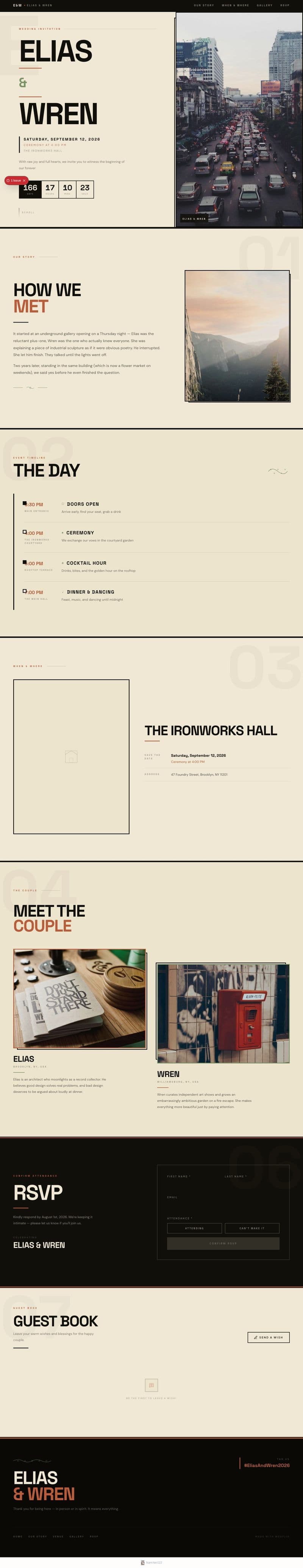 brutalist-bloom template preview